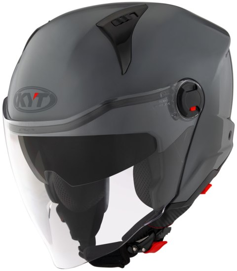 Kask Motocyklowy KYT D-CITY połysk szary ECE 22-06