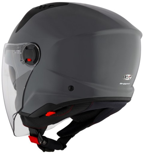 Kask Motocyklowy KYT D-CITY połysk szary ECE 22-06