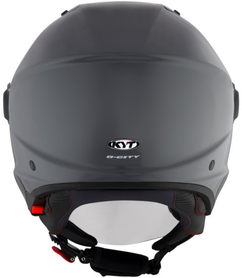 Kask Motocyklowy KYT D-CITY połysk szary ECE 22-06
