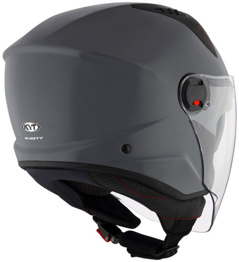 Kask Motocyklowy KYT D-CITY połysk szary ECE 22-06