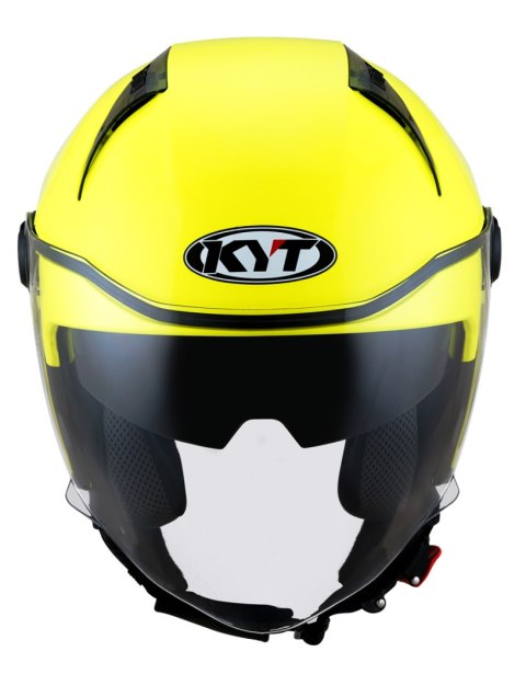 Kask Motocyklowy KYT D-CITY połysk żółty fluo ECE 22-06