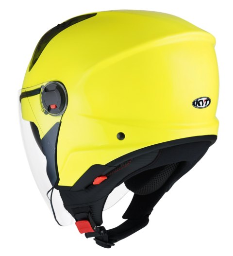 Kask Motocyklowy KYT D-CITY połysk żółty fluo ECE 22-06