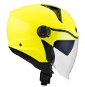 Kask Motocyklowy KYT D-CITY połysk żółty fluo ECE 22-06