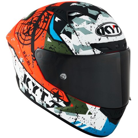 Kask Motocyklowy KYT NZ-RACE BLAZING czerwony '2XL