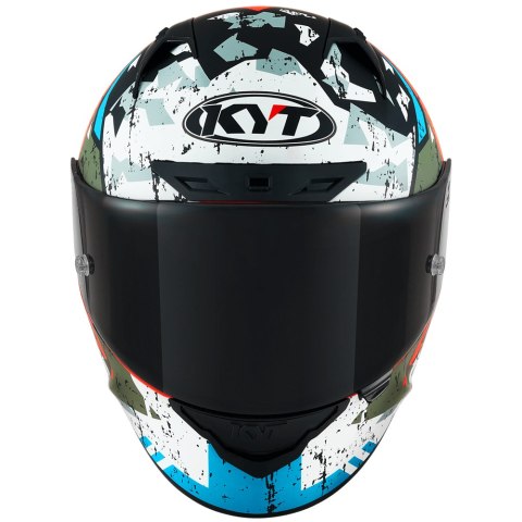 Kask Motocyklowy KYT NZ-RACE BLAZING czerwony 'L
