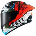 Kask Motocyklowy KYT NZ-RACE BLAZING czerwony 'L