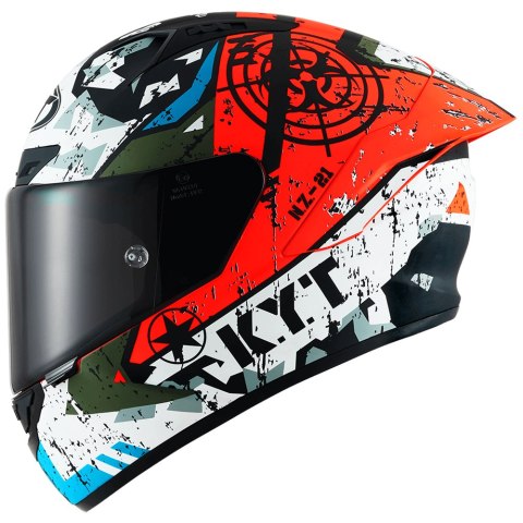Kask Motocyklowy KYT NZ-RACE BLAZING czerwony