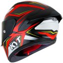 Kask Motocyklowy KYT NZ RACE CARBON STRIDE czerwony/biały ECE 22-06