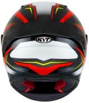 Kask Motocyklowy KYT NZ RACE CARBON STRIDE czerwony/biały ECE 22-06