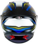 Kask Motocyklowy KYT NZ RACE CARBON STRIDE niebieski/biały ECE 22-06