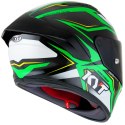Kask Motocyklowy KYT NZ RACE CARBON STRIDE zielony fluo/biały ECE 22-06