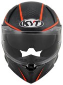Kask Motocyklowy KYT R2R CONCEPT matowy czarny/czerwony ECE 22-06