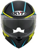 Kask Motocyklowy KYT R2R CONCEPT matowy czarny/żółty ECE 22-06