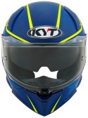 Kask Motocyklowy KYT R2R CONCEPT matowy niebieski/żółty ECE 22-06
