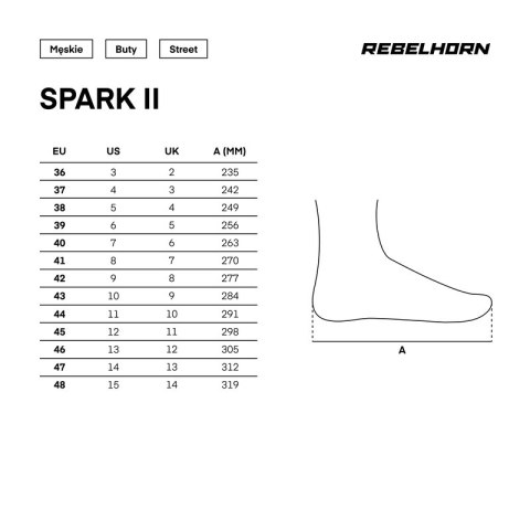 BUTY REBELHORN SPARK II BLACK 38