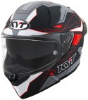 Kask Motocyklowy KYT R2R LED matowy czarny/szary ECE/ONU 22-06