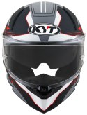 Kask Motocyklowy KYT R2R LED matowy czarny/szary ECE/ONU 22-06