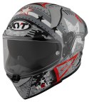 Kask Motocyklowy KYT R2R MAX ASSAULT matowy szary ECE/ONU 22-06