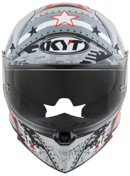 Kask Motocyklowy KYT R2R MAX ASSAULT matowy szary ECE/ONU 22-06