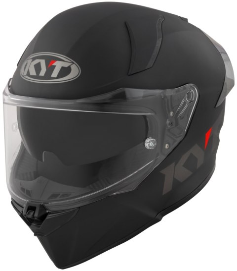 Kask Motocyklowy KYT R2R połysk matowy czarny ECE/ONU 22-06