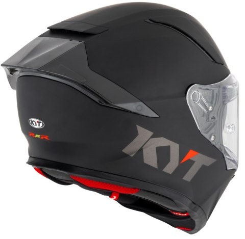 Kask Motocyklowy KYT R2R połysk matowy czarny ECE/ONU 22-06