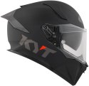 Kask Motocyklowy KYT R2R połysk matowy czarny ECE/ONU 22-06