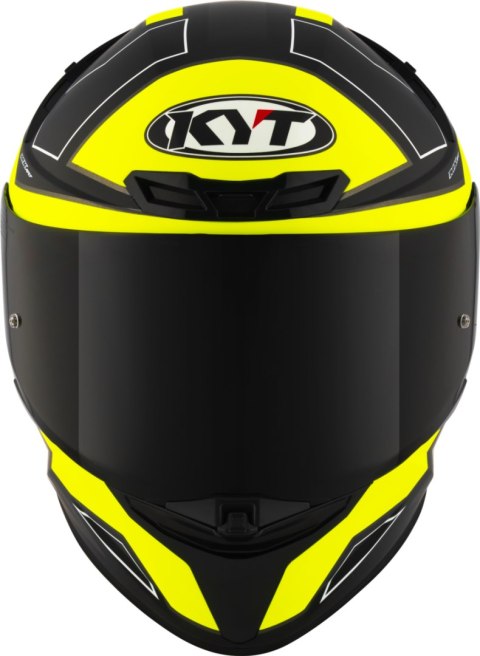 Kask motocyklowy KYT TT-REVO ELECTRON MATT Czarny/Żółty