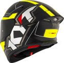 Kask motocyklowy KYT TT-REVO ELECTRON MATT Czarny/Żółty