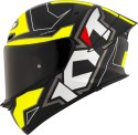Kask motocyklowy KYT TT-REVO ELECTRON MATT Czarny/Żółty