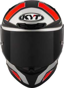Kask motocyklowy KYT TT-REVO ELECTRON MATT Szary/Czerwony