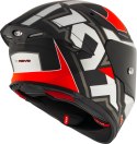 Kask motocyklowy KYT TT-REVO ELECTRON MATT Szary/Czerwony