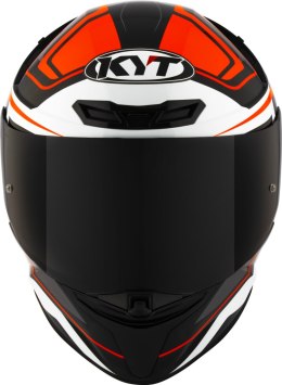 Kask motocyklowy KYT TT-REVO OVERTECH Czarny/Pomarańczowy