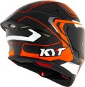 Kask motocyklowy KYT TT-REVO OVERTECH Czarny/Pomarańczowy