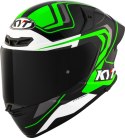Kask motocyklowy KYT TT-REVO OVERTECH Czarny/Zielony