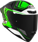 Kask motocyklowy KYT TT-REVO OVERTECH Czarny/Zielony