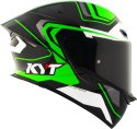 Kask motocyklowy KYT TT-REVO OVERTECH Czarny/Zielony