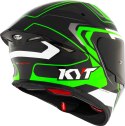 Kask motocyklowy KYT TT-REVO OVERTECH Czarny/Zielony