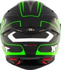 Kask motocyklowy KYT TT-REVO OVERTECH Czarny/Zielony