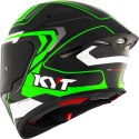 Kask motocyklowy KYT TT-REVO OVERTECH Czarny/Zielony