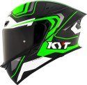 Kask motocyklowy KYT TT-REVO OVERTECH Czarny/Zielony