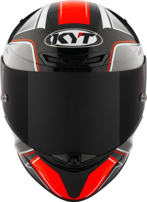 Kask motocyklowy KYT TT-REVO TOURIST Czerwony FLUO