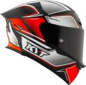 Kask motocyklowy KYT TT-REVO TOURIST Czerwony FLUO