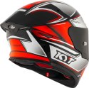 Kask motocyklowy KYT TT-REVO TOURIST Czerwony FLUO