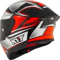 Kask motocyklowy KYT TT-REVO TOURIST Czerwony FLUO