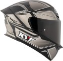 Kask motocyklowy KYT TT-REVO TOURIST MATT Zimny Szary