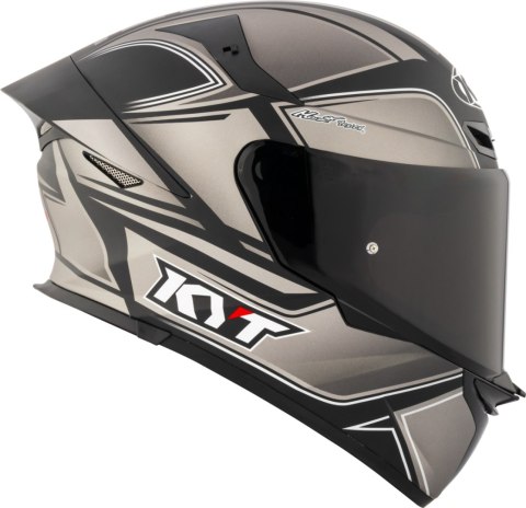 Kask motocyklowy KYT TT-REVO TOURIST MATT Zimny Szary
