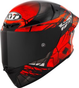 Kask motocyklowy KYT TT-REVO COMBUSTION MATT Czerwony