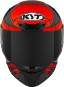 Kask motocyklowy KYT TT-REVO COMBUSTION MATT Czerwony