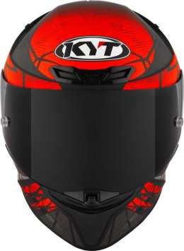 Kask motocyklowy KYT TT-REVO COMBUSTION MATT Czerwony