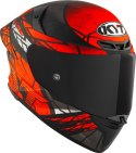 Kask motocyklowy KYT TT-REVO COMBUSTION MATT Czerwony